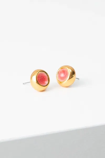 Noonday Sculpted Porcelain Studs In Turquoise