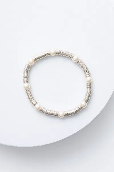 Noonday Silver Sequin Bracelet In Default Title