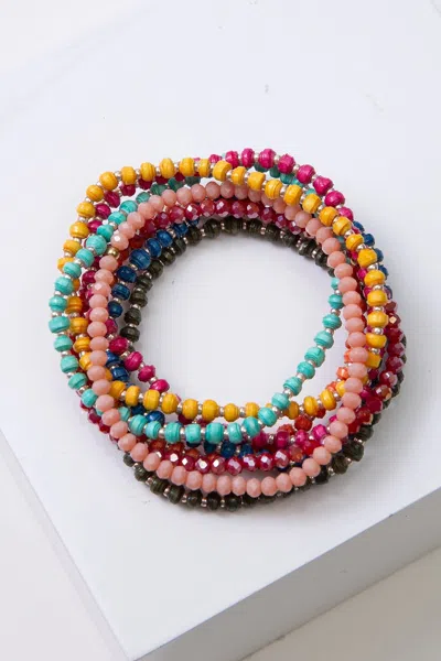 Noonday Tiny Paper Bead Bracelet Set Of 8 In Default Title