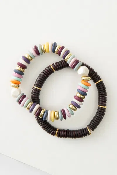 Noonday Total Eclipse Bracelet, Set Of 2 In Default Title