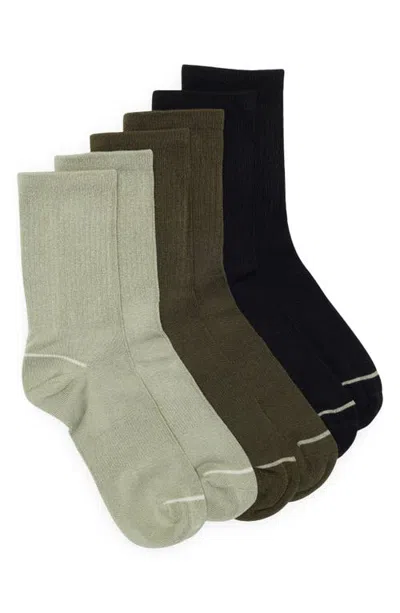 Nordstrom 3-pack Athleisure Crew Socks In Multi