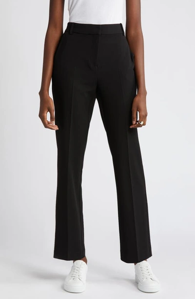 Nordstrom Bootcut Trousers In Black
