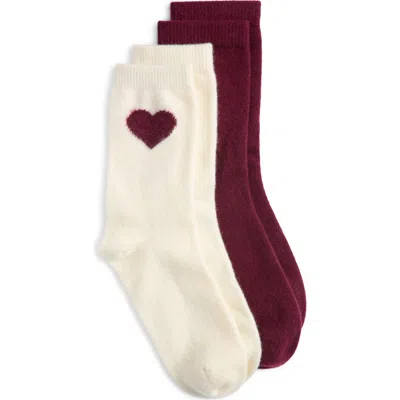 Nordstrom Cashmere Blend Assorted 2-pack Crew Socks In Multi