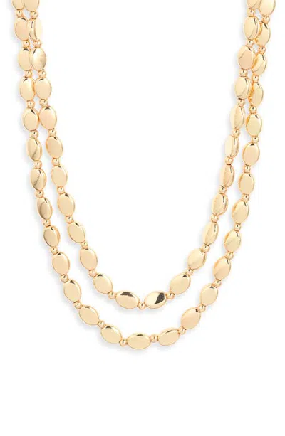 Nordstrom Convertible Beaded Necklace In Gold