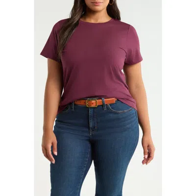 Nordstrom Crewneck T-shirt In Purple