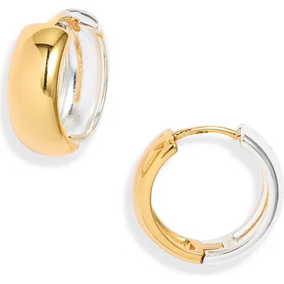 Nordstrom Demi-fine Reversible Hoop Earrings In Multi