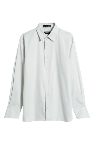 Nordstrom Kids' Solid Cotton Button-up Shirt In Green Harbor