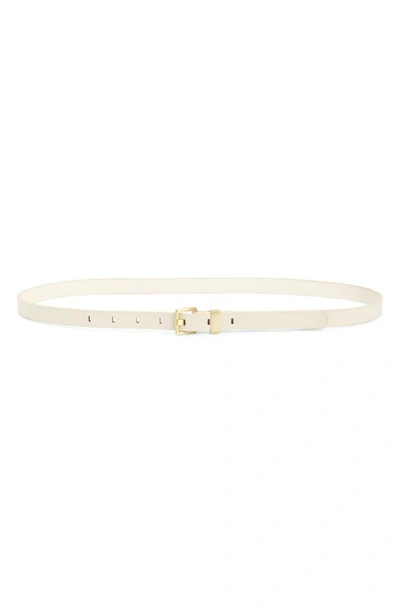 Nordstrom Metal Keeper Belt In Ivory Birch