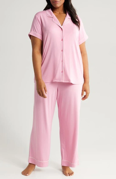 Nordstrom Moonlight Crop Pajamas In Pink Cashmere