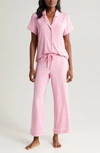 Nordstrom Moonlight Eco Crop Pajamas In Pink Cashmere