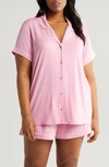 Nordstrom Moonlight Eco Short Pajamas In Pink Cashmere