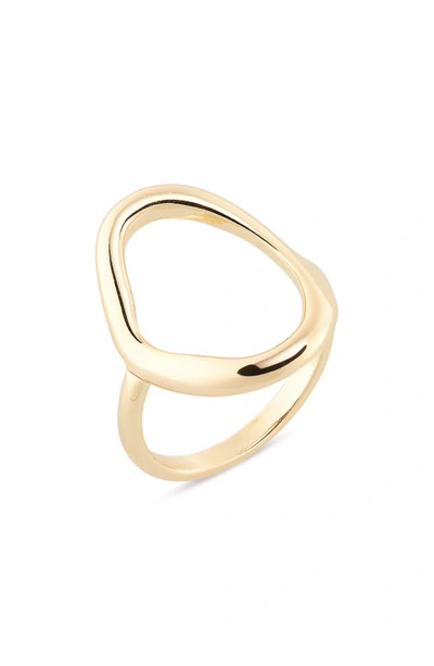 Nordstrom Open Oval Ring In Gold