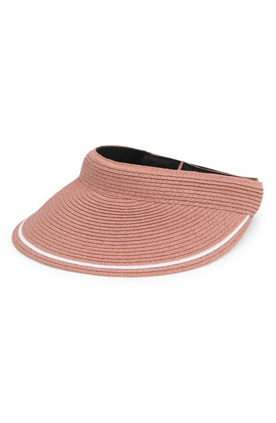 Nordstrom Packable Visor In Pink Dusty Combo