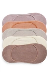 Nordstrom Pillow Sole 5-pack No Show Socks In Multi