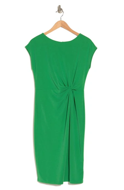 Nordstrom Rack Side Knot Modal Blend Midi Dress In Green Amazon