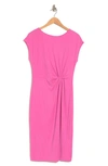 Nordstrom Rack Side Knot Modal Blend Midi Dress In Pink Surprise