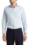 Nordstrom Rack Traditional Fit Button-up Dress Shirt In Blue Powder