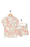 Nordstrom Rack Tranquility Shortie Pajamas In Ivory Egret Rylan Floral