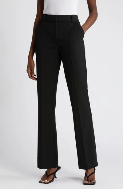 Nordstrom Slim Flare Pants In Black