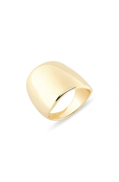 Nordstrom Wide Band Ring In Gold