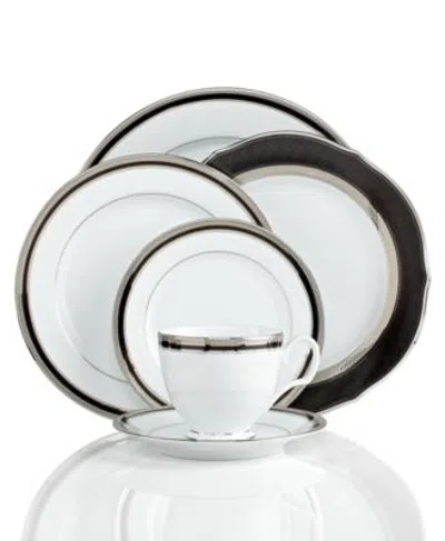 Noritake Austin Platinum Dinnerware Collection In White