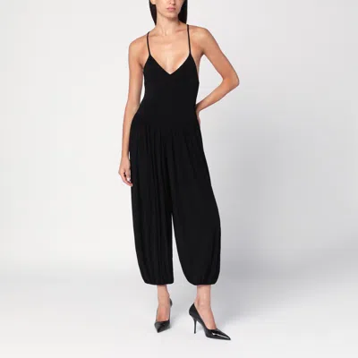 Norma Kamali Kelly Black Jumpsuit