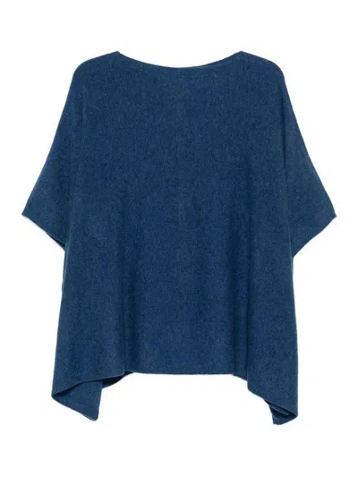 Notshy `pamina` Poncho In Blue