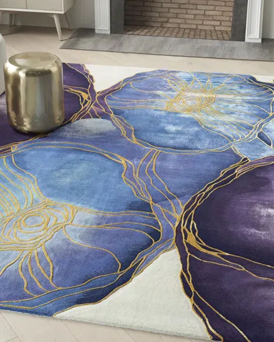 Nourison Channa Hand-tufted Rug, 5' X 8' In Blue