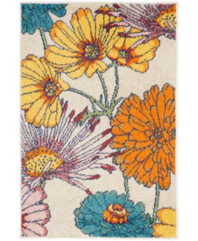 Nourison Home Allur Alr06 Area Rug In Ivory