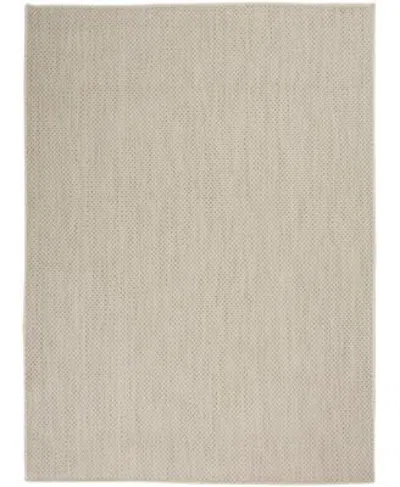 Nourison Home Courtyard Cou01 Rug Collection In Ivory,silver