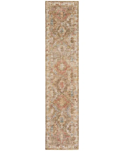 Nourison Home Sahar Shr01 2'3" X 10'2" Runner Area Rug In Green