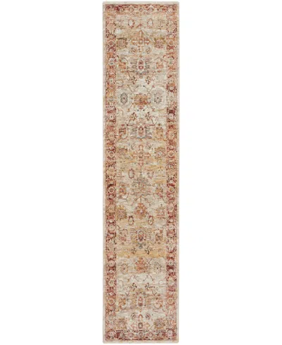 Nourison Home Sahar Shr02 2'3" X 10'2" Runner Area Rug In Ivory