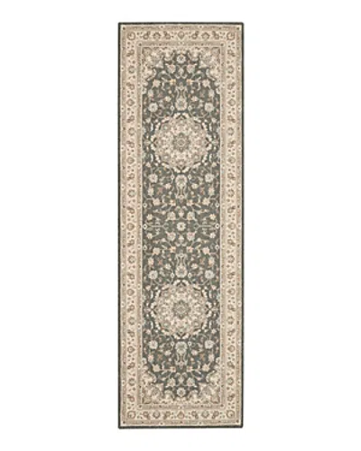 Nourison Living Treasures Li15 Runner Area Rug, 2'6 X 8' In Gray/ivory