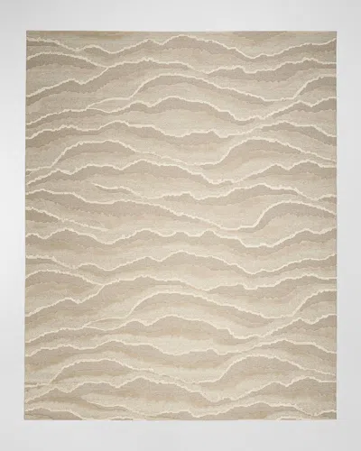 Nourison Rolling Hand-knotted Rug, 10' X 14' In Neutral