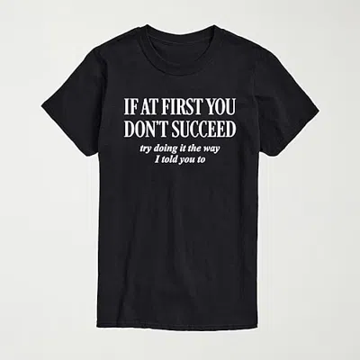Novelty Mens Crew Neck Short Sleeve Regular Fit Big And Tall Graphic T-shirt In Black