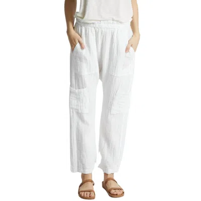 Nsf Shailey Paperbag Waist Pant In White