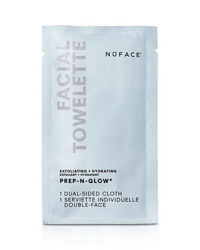 Nuface Prep-n-glow Facial Towelette, Pack Of 5 In Blue