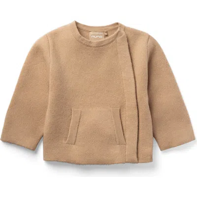 Nuna Babies'  Kids' Asymmetrical Cashmere Sweater In Animal Print