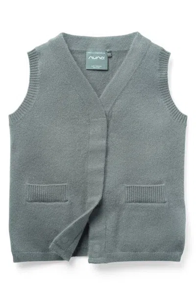 Nuna Babies'  Kids' Cashmere Sweater Vest In Gray