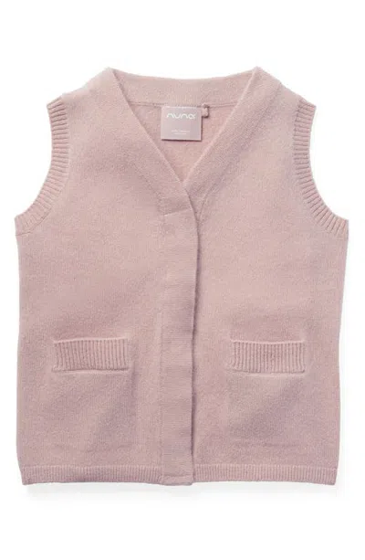 Nuna Babies'  Kids' Cashmere Sweater Vest In Pink