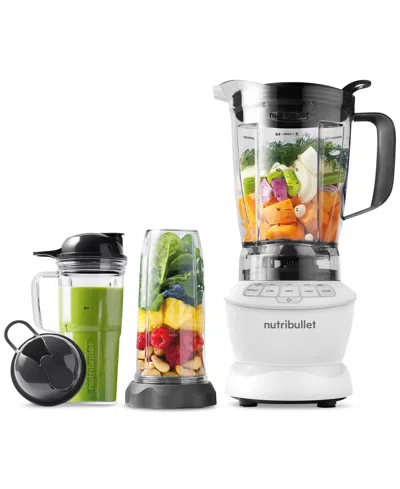 Nutribullet Blender Full Size Combo 1200 Watt 64 oz Nbf50500aw - Matte White
