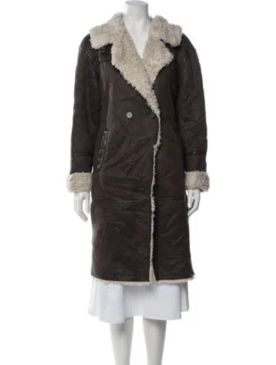 Pre-owned Nvlt Coat In Brown