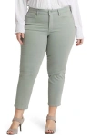 Nydj Marilyn Ankle Straight Leg Jeans In Lily Pad