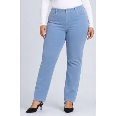 Nydj Marilyn Straight Leg Corduroy Pants In Blue