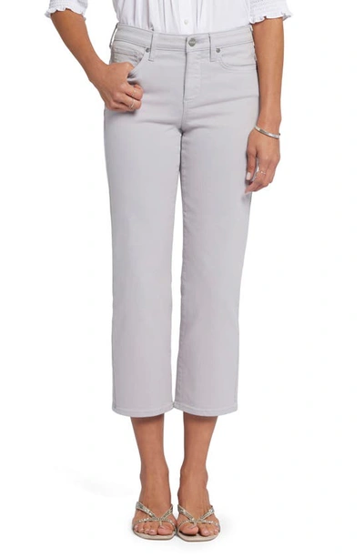 Nydj Piper Coolmax® Relaxed Fit Crop Pants In Pearl Grey