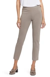 Nydj Pull-on Ankle Straight Leg Pants In Saddlewood