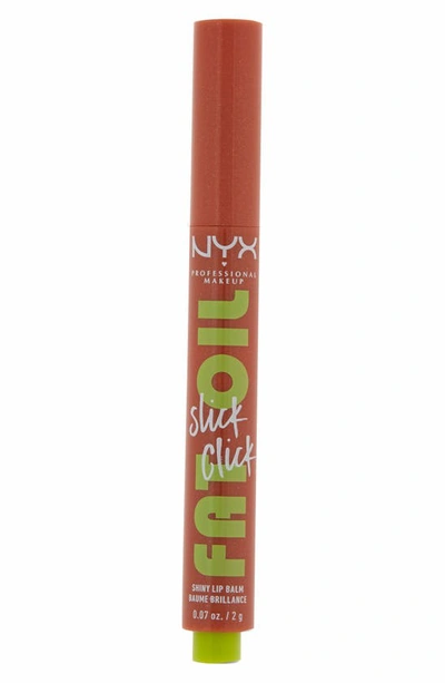 Nyx Fat Oil Slick Click Shiny Lip Balm In Hits Different