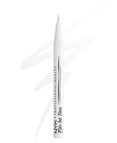 Nyx Professional Makeup Halloween Party Animals Epic Ink Liner, 0.1 Oz. In White