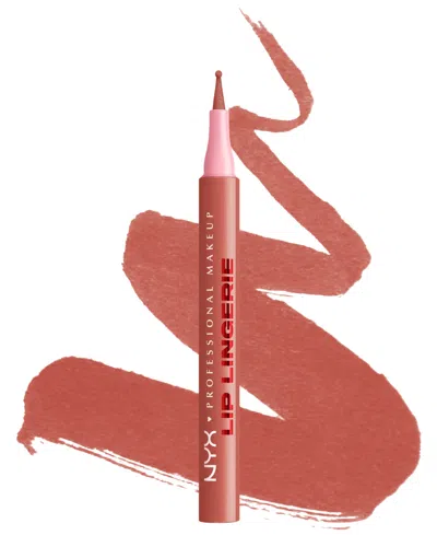 Nyx Professional Makeup Lip Lingerie Sculpting Lip Liner, 0.03 Oz. In Brown