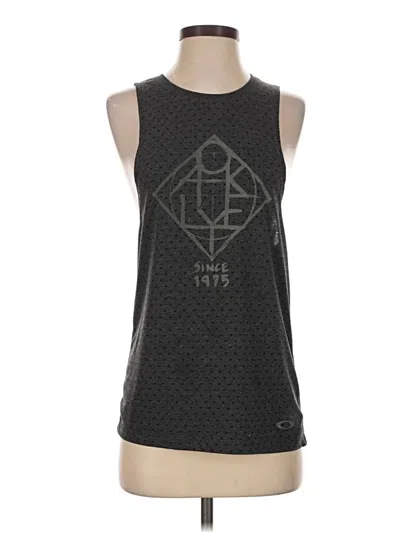 Pre-owned Oakley Active Tank Top In Black